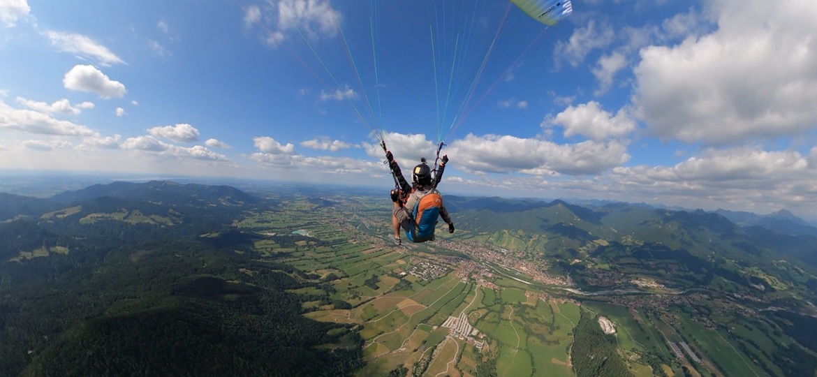 Tandem Paragliding Brauneck - Gleitschirmfliegen